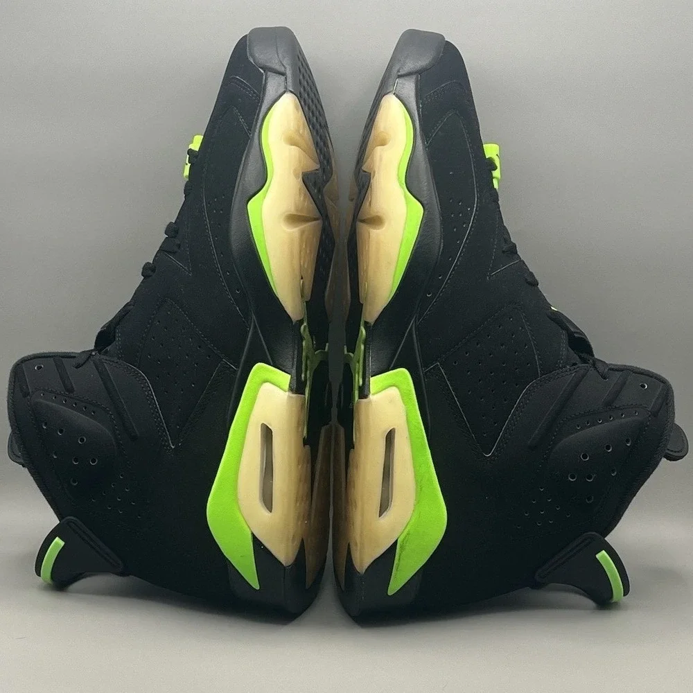 2021 Nike Jordan 6 Electric Green Retro Basketball - Men's Size 14 USED